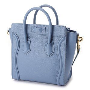 Celine Nano Bag Azure Luggage
